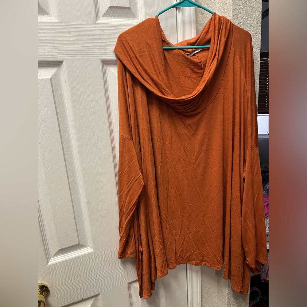 2xl GUC tunic top Rust color